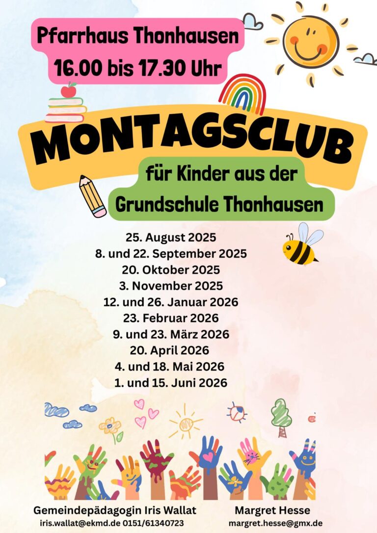 Montagsclub im Pfarrhof Thonhausen